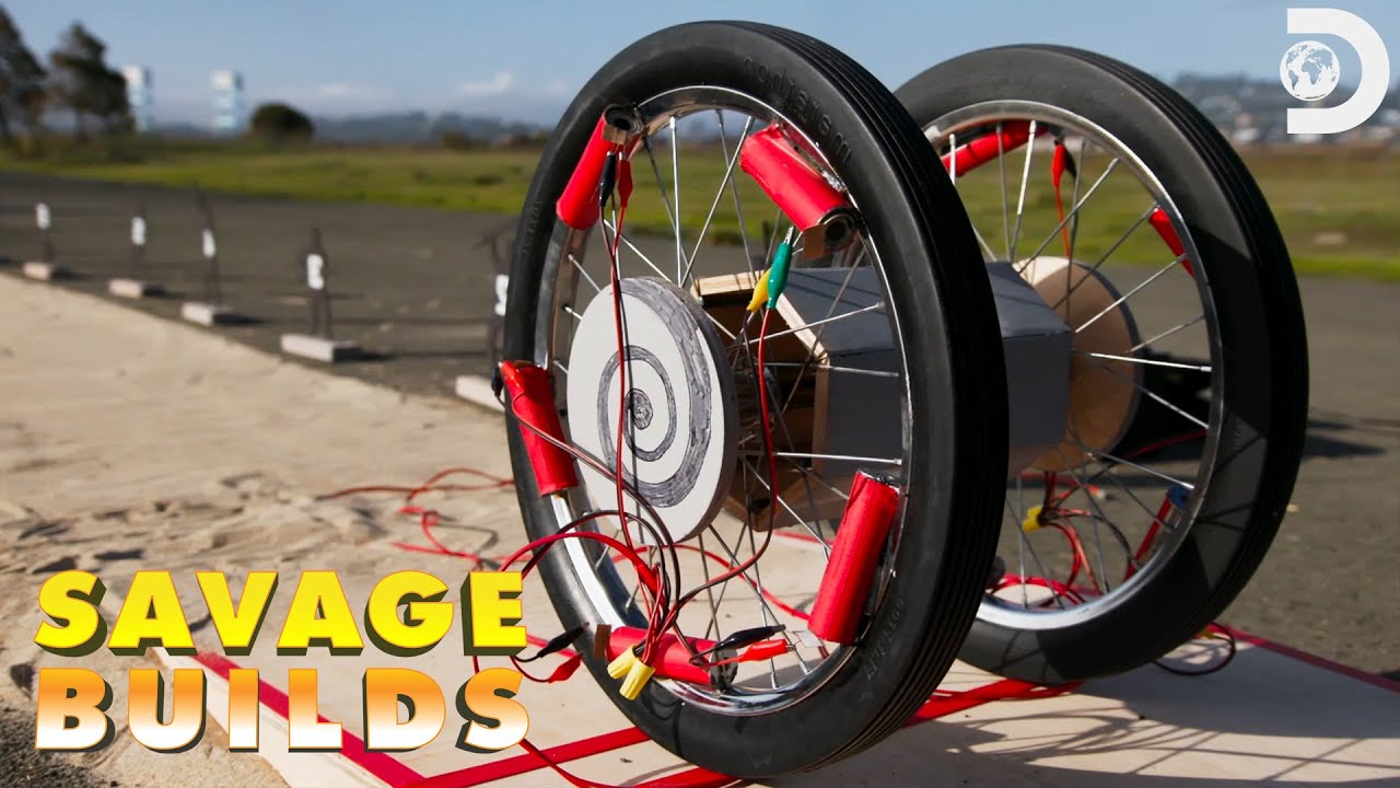 Adam Savage Recreates a Mini WWII Panjandrum | Savage Builds